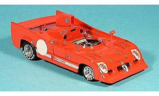 Alfa Romeo 33.3 tt12 1/43 Brumm 1974 tt 12 rood prototyp modelauto