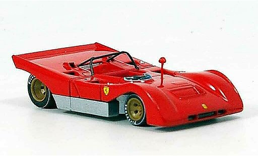 Ferrari 312 PB 1/43 Brumm rood prototyp 1971 modelauto