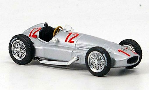 Mercedes W 154 Base 1/43 Brumm No.12 R.Caracciola GP Duitsland 1938 modelauto