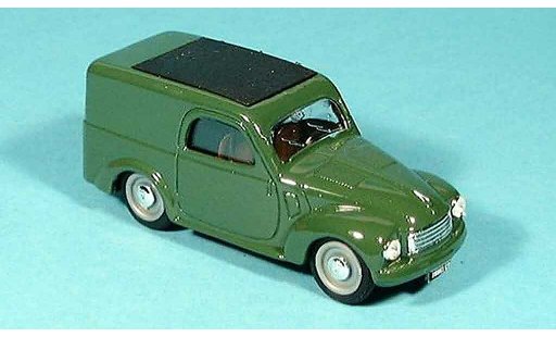 Fiat 500 C 1/43 Brumm groen Furgoncino 1949 modelauto