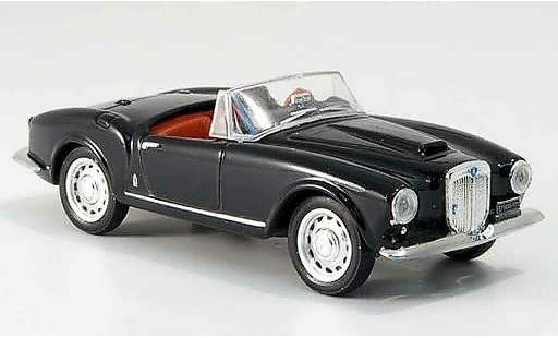 Lancia Aurelia B24 1/43 Brumm spider zwart open 1955 modelauto