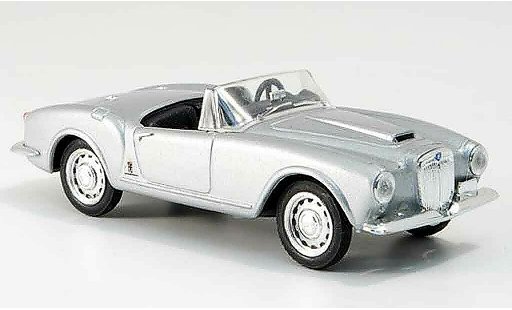 Lancia Aurelia B24 1/43 Brumm spider grijs metallic open 1955 modelauto