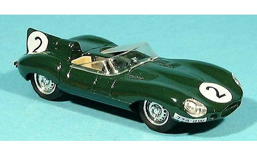 Jaguar D-Type 1956 1/43 Brumm le mans no. 2 paul frere modelauto