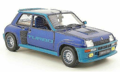 Renault 5 Turbo 1/18 Universal Hobbies blauw modelauto