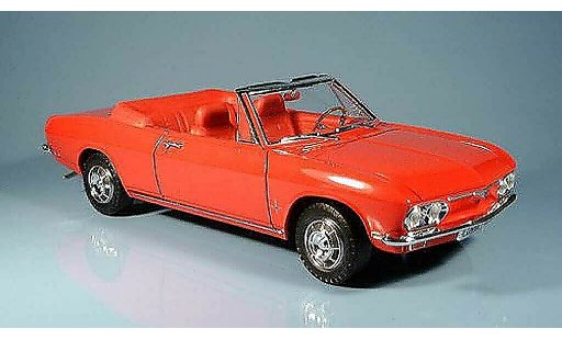 Chevrolet Corvair Coupe 1/18 Yat Ming monza rood 1969 modelauto
