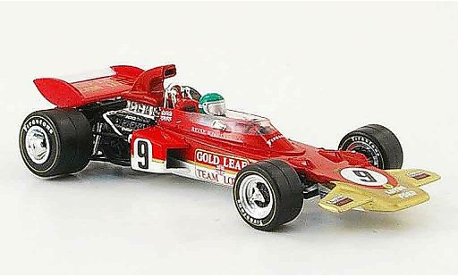 Lotus 72 Base 1/43 Quartzo no.9 or leaf r.wisell gp Duitsland 1971 modelauto
