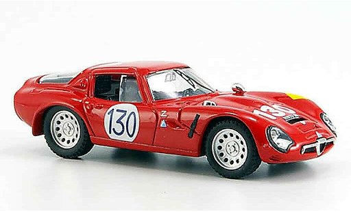 Alfa Romeo Giulia TZ2 1/43 Best no.130 bianchi bussinello targa florio 1966 modelauto