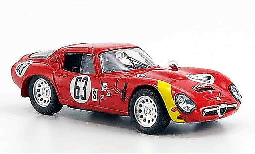 Alfa Romeo Giulia TZ2 1/43 Best no.63 geki andrey 12h sebring 1966 modelauto