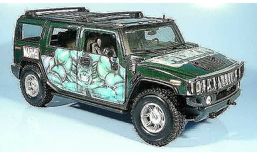 Hummer H2 Base 1/18 Maisto suv hulk modelauto