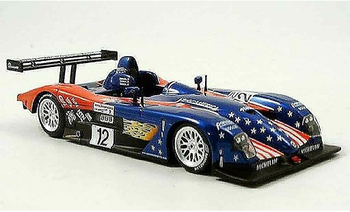 Panoz LMP01 Le Mans 1/43 IXO No 12 Jeannette Donohue Auberlen Le Mans 2002 modelauto