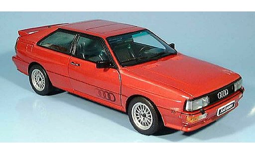 Audi Quattro coupe 1/18 Autoart rood 1988 modelauto