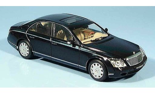 Maybach 57 SWB 1/43 Autoart zwart 2002 modelauto