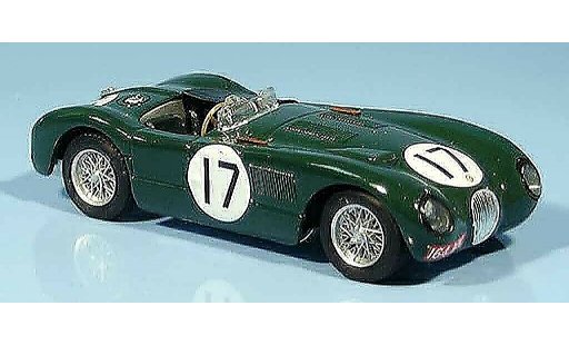 Jaguar C-Type Course 1/43 Brumm no.17 walker moss zweiter le mans 1953 modelauto