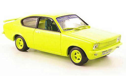 Opel Kadett C Coupe 1/43 Minichamps Street Racer neongeel modelauto