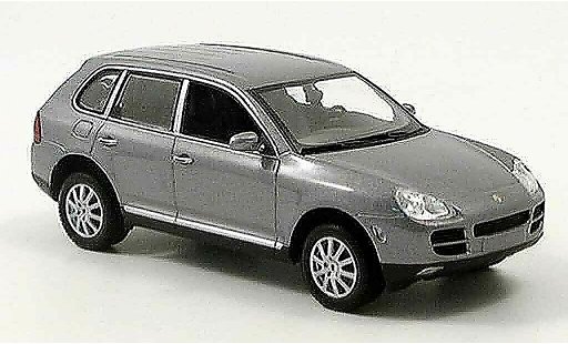 Porsche Cayenne Base 1/43 Minichamps V6 grijs 2003 modelauto