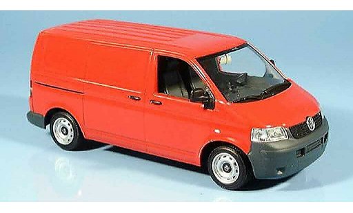Volkswagen Combi Base 1/43 Minichamps t 5 transporter rood 2003 modelauto