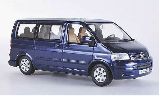 Volkswagen T5 T5 1/43 Minichamps Multivan blauw 2003 modelauto