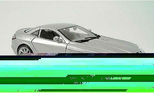 Mercedes SLR Base 1/18 Maisto mclaren grijs metallized 2003 modelauto