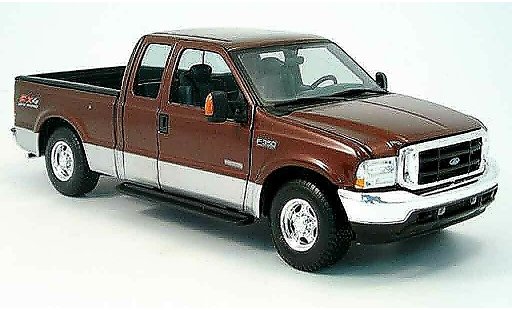 Ford F-350 Pickup 1/18 Maisto rood/grijs 2004 modelauto