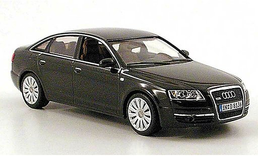 Audi A6 berline 1/43 Minichamps (C6) zwart 2004 modelauto