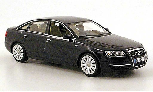 Audi A6 berline 1/43 Minichamps (C6) blauw 2004 modelauto