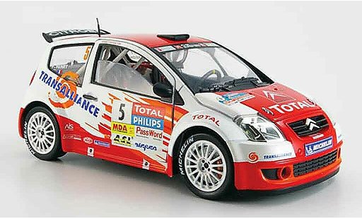 Citroen C2 S1600 1/18 Solido no.5 total jwrc 2004 modelauto