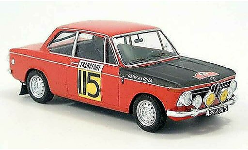 Bmw 2002 ti 1/43 Trofeu Monte Carlo Slotemaker-Geest 1969 modelauto