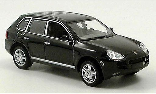 Porsche Cayenne S 1/43 Minichamps zwart 2002 modelauto