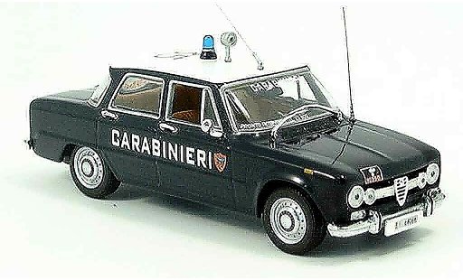 Alfa Romeo Giulia Berlina 1/43 Minichamps carabinieri italienische politie 1970 modelauto