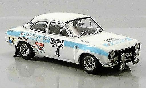 Ford Escort RS 1600 1/43 Minichamps RAC Clark Mason winnaar 1972 MK1 modelauto