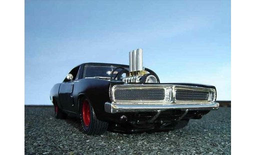 Dodge Charger 1969 1/18 Hot Wheels bad rider modelauto
