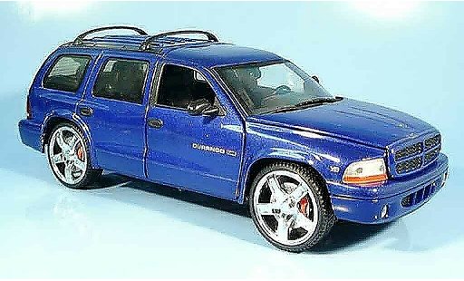 Dodge Durango SUV 1/18 Ertl blauw modelauto