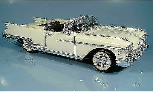 Cadillac Eldorado Biarritz 1/18 Yat Ming wit 1958 modelauto