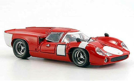 Lola T70 1969 1/43 Best Coupe rood Strassenversion modelauto