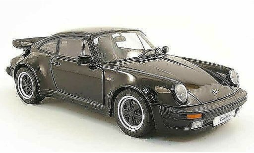 Porsche 911 Turbo 1/18 Autoart 3.3 zwart modelauto