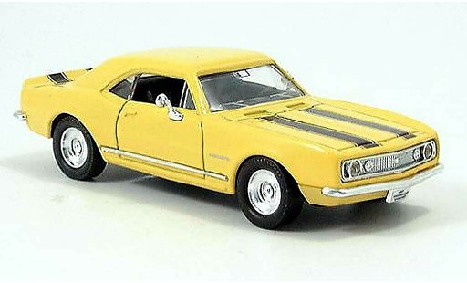 Chevrolet Camaro Z28 1/43 Yat Ming geel/zwart 1967 modelauto