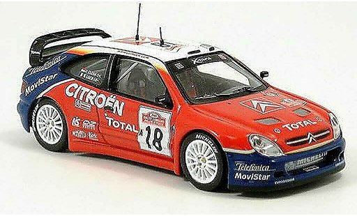 Citroen Xsara WRC 2003 1/43 IXO winnaar Sanremo modelauto