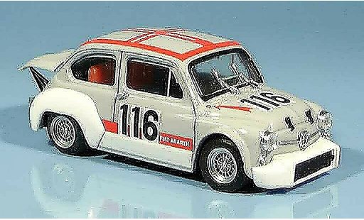 Fiat Abarth 1000 Berlina Corsa 1/43 Brumm Gr. 2 70 No.116 Svolte di Popoli 1970 modelauto