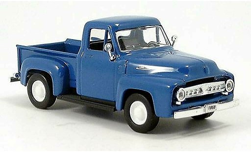 Ford F-100 Pickup 1/43 Yat Ming F 100 Pick Up blauw 1953 modelauto