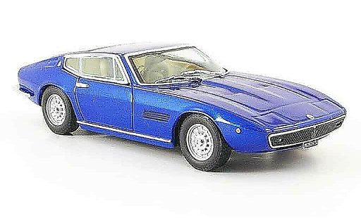Maserati Ghibli coupe 1/43 IXO ss blauw modelauto