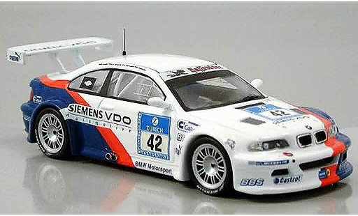 Bmw M3 course 1/43 IXO GTR E46 No. 42 stuk Said Duel Nurburgring 2004 modelauto