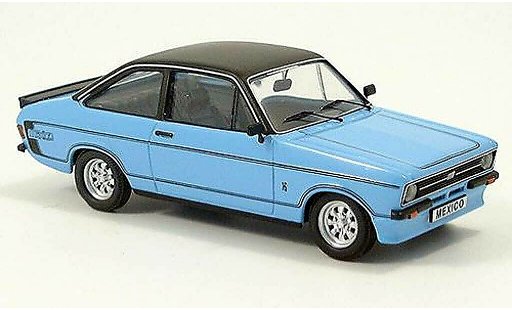 Ford Escort Mexico 1/43 Trofeu blauw/zwart modelauto
