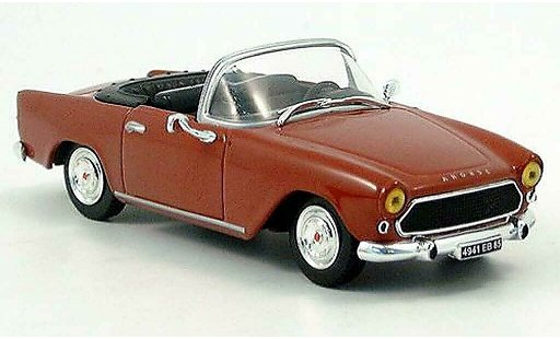 Simca Oceane Base 1/43 Norev rood 1958 modelauto