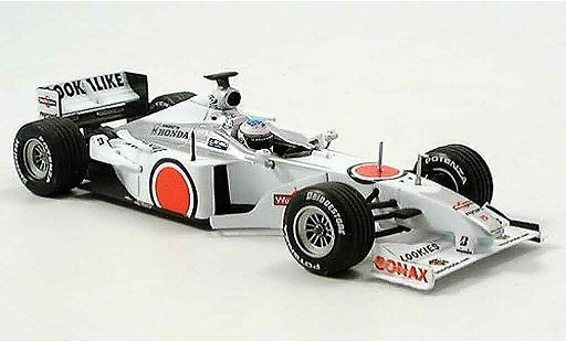 Honda F1 Base 1/43 Minichamps BAR 002 T. Sato 1. Test Barcelona 2000 modelauto