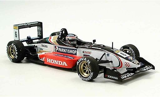 Dallara F301 course 1/43 Minichamps Mugen T. Sato winnaar GP Macau 2001 modelauto