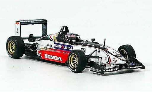 Dallara F301 course 1/43 Minichamps Mugen T. Sato winnaar Zandvort 2001 modelauto
