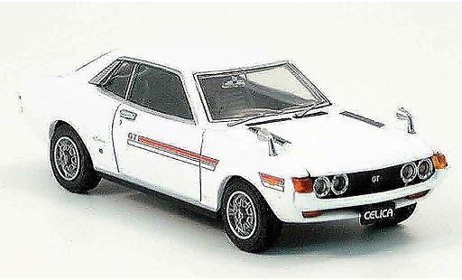 Toyota Celica Base 1/43 Ebbro 1600 gt wit modelauto