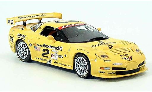 Chevrolet Corvette course 1/43 IXO C5 winnaar Daytona No. 2 2002 modelauto