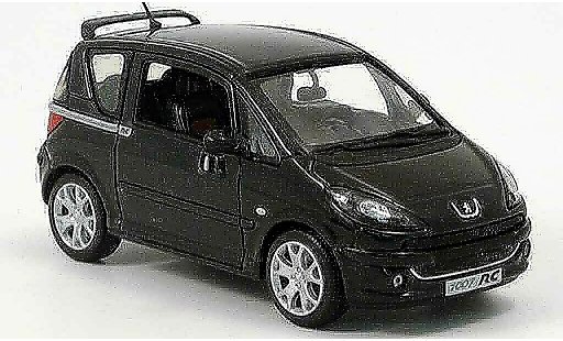 Peugeot 1007 RC 1/43 Norev zwart 2004 modelauto