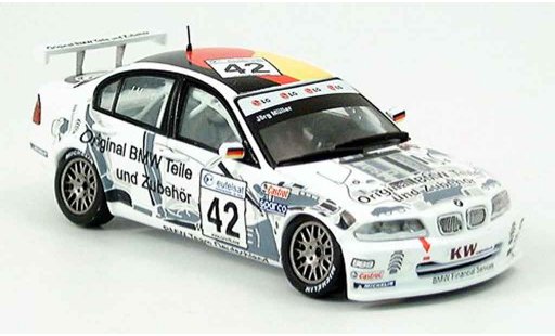 Bmw 320 course 1/43 Spark E46 i 3er No. 42 Jorg Muller 2002 modelauto